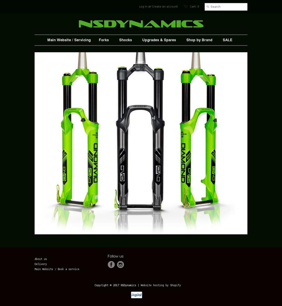 Copy Shopify theme site example nsdsuspension.com