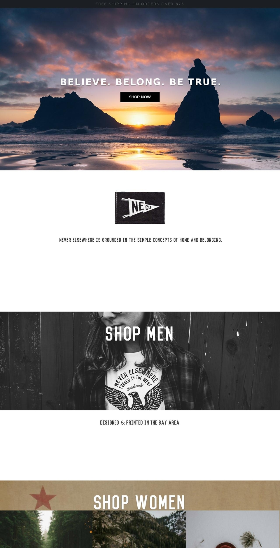 nsewestco.com shopify website screenshot