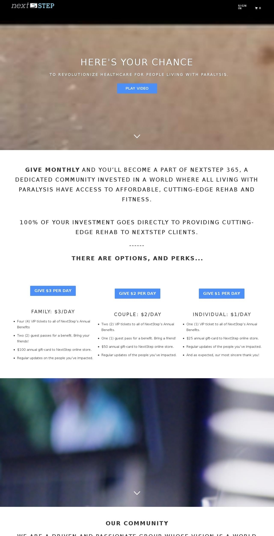 nsf365.org shopify website screenshot