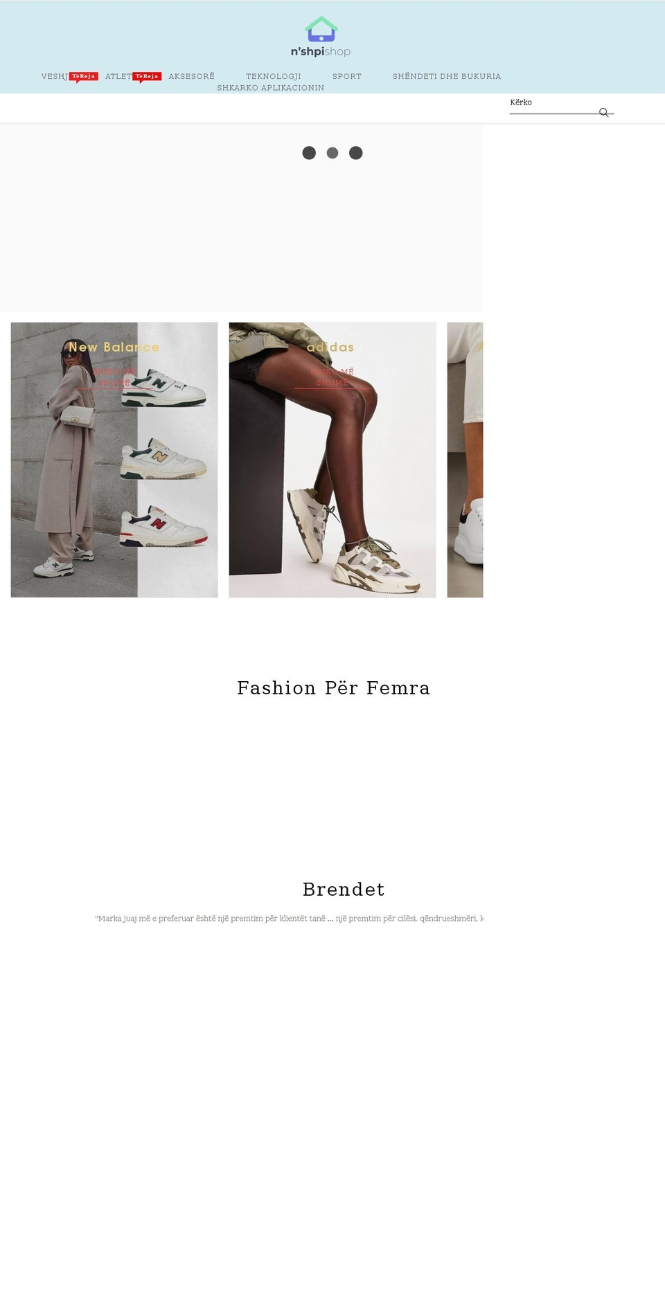 nshpishop.com shopify website screenshot
