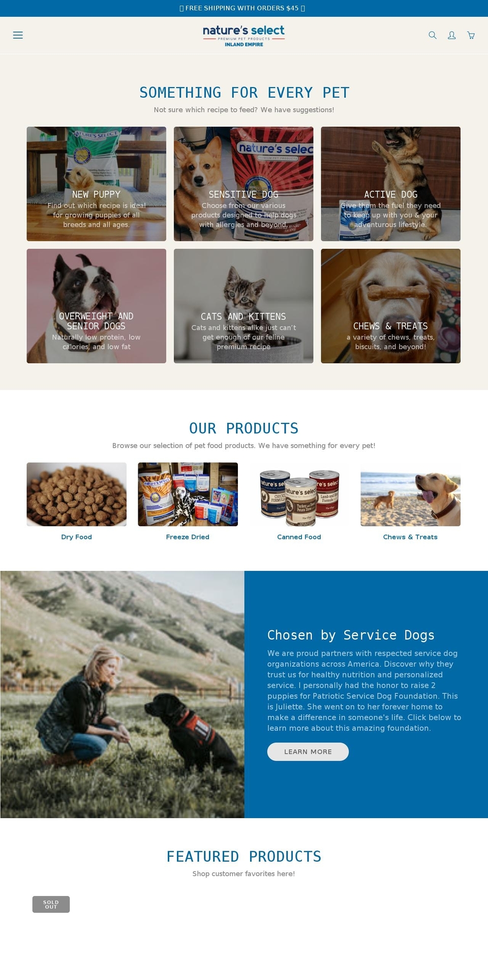 nsinlandempire.com shopify website screenshot