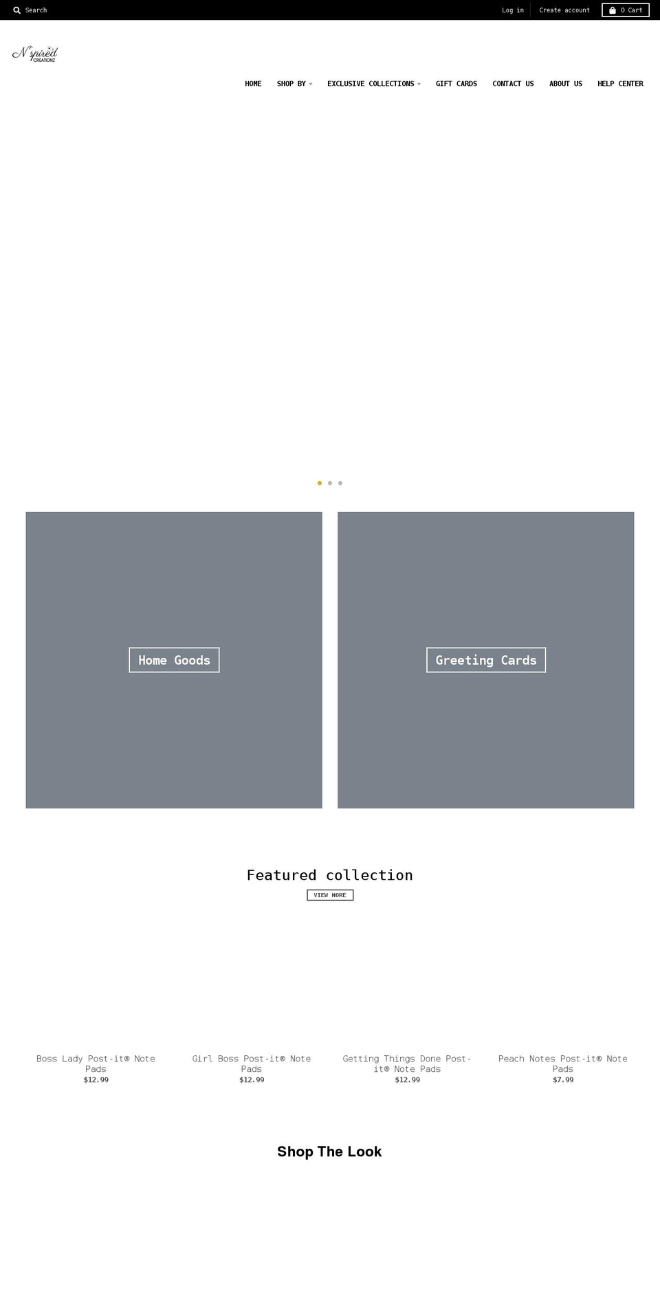 nspiredwithluv.com shopify website screenshot