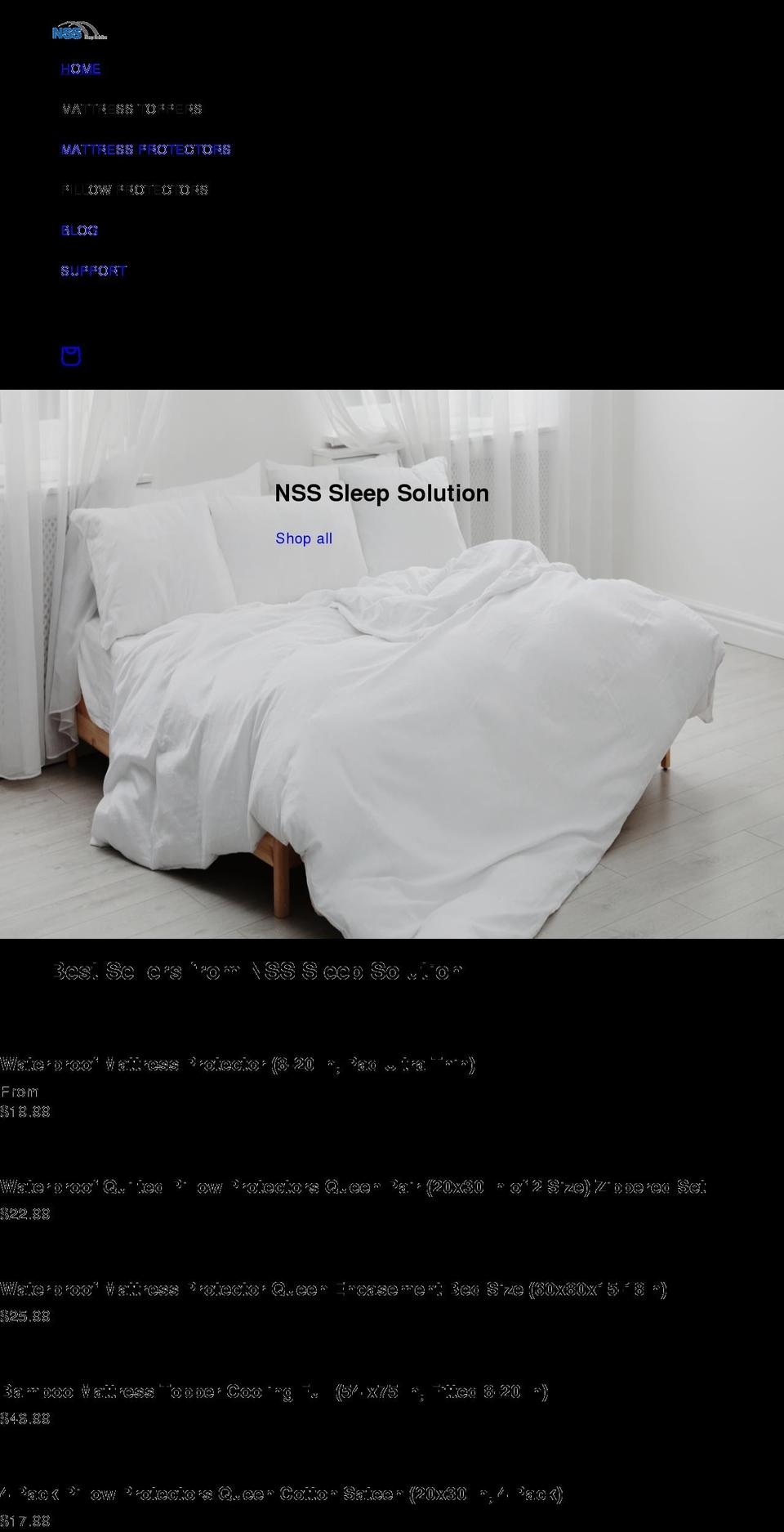 nss-store.com shopify website screenshot