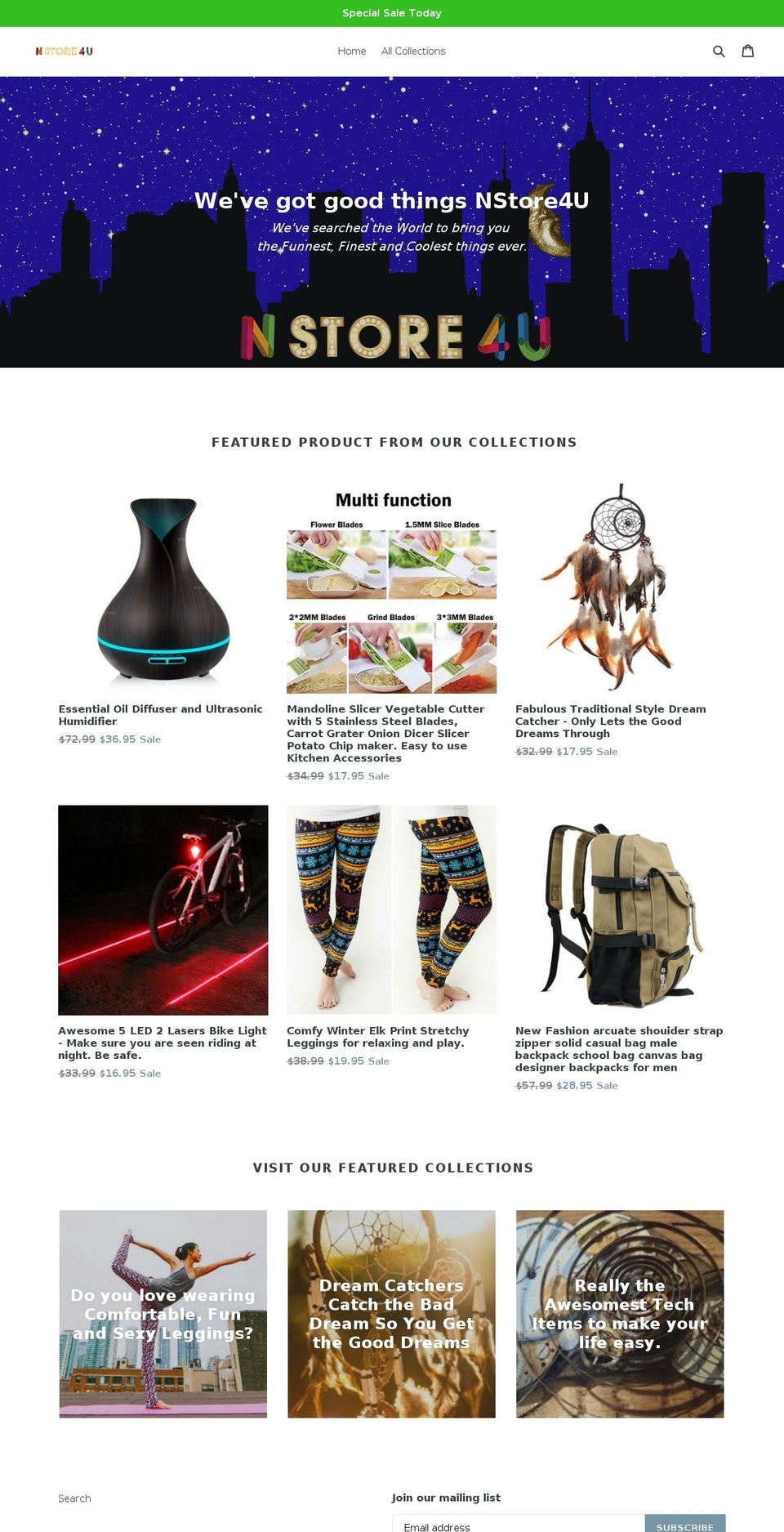 nstore4u.com — Shopify storefront screenshot