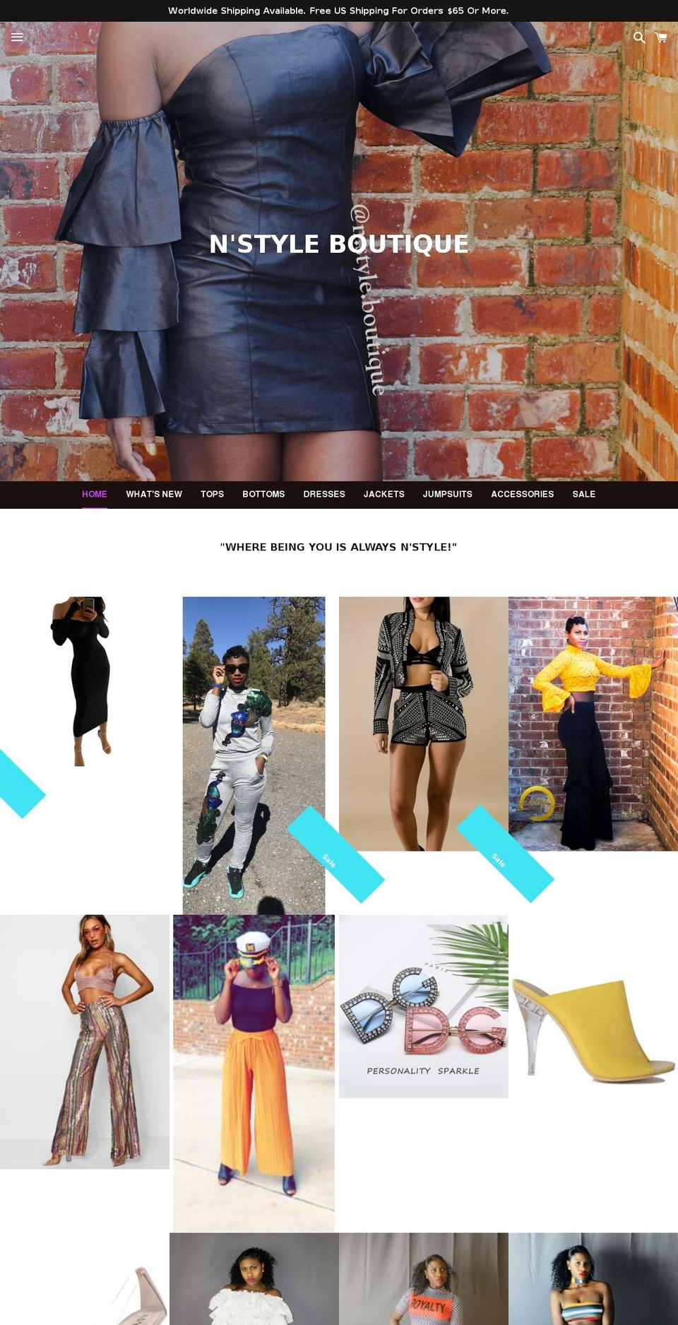 nstyleboutique.org shopify website screenshot