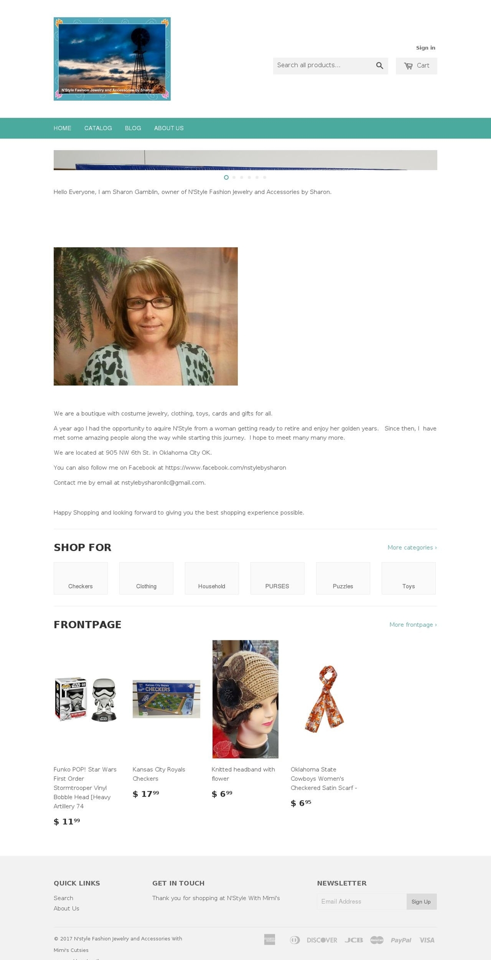 nstylefashionjewelryandaccessories.com shopify website screenshot