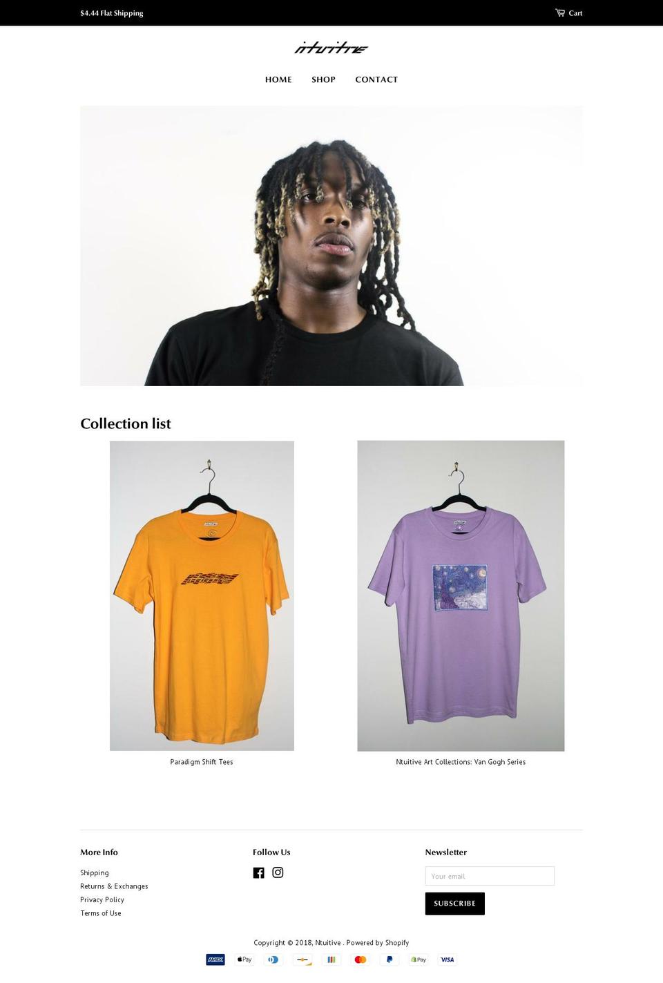 ntuitive.net shopify website screenshot