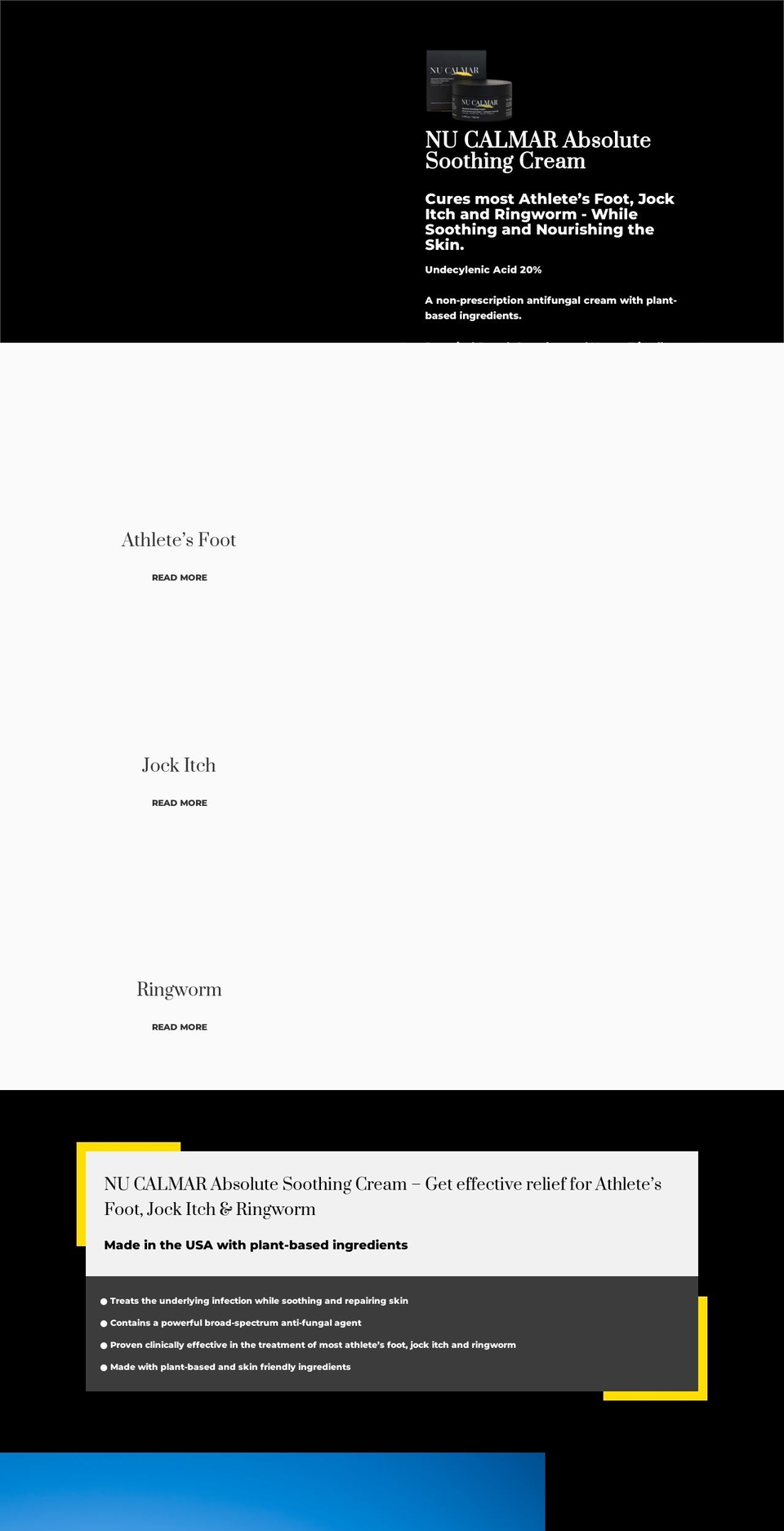 nu-calmar.com shopify website screenshot