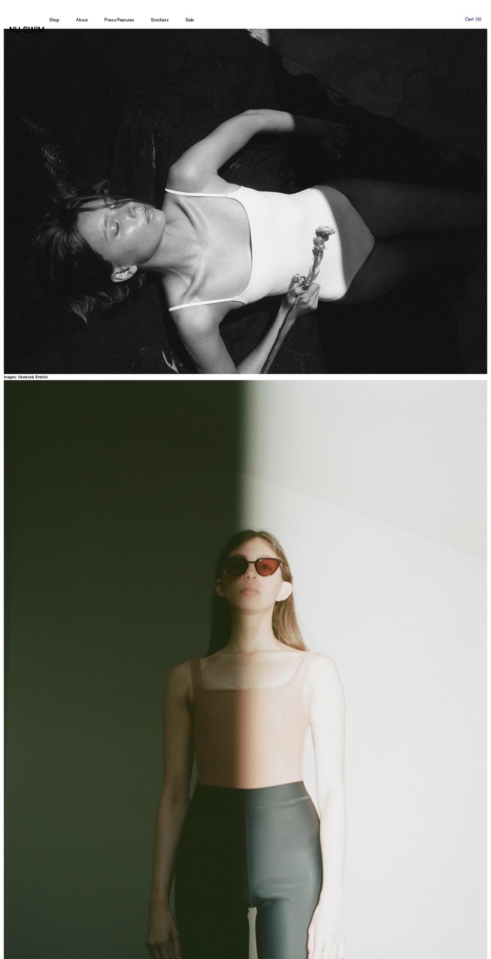 nu-swim.com shopify website screenshot