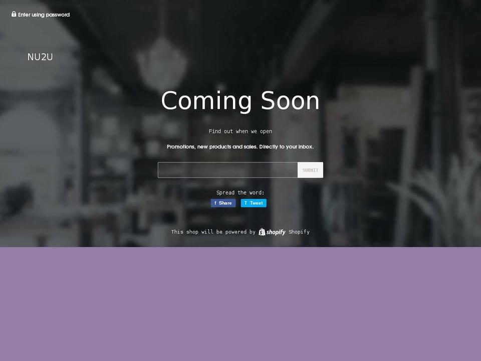 nu2ullc.com shopify website screenshot