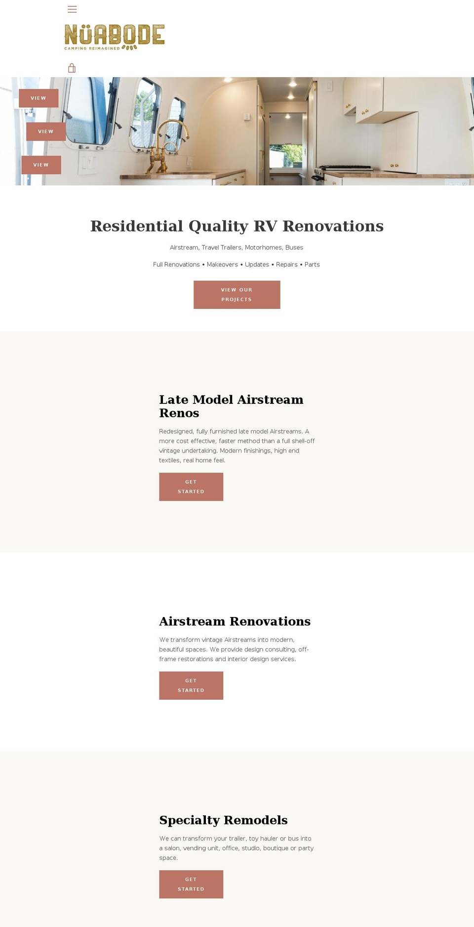 nuabode.com shopify website screenshot