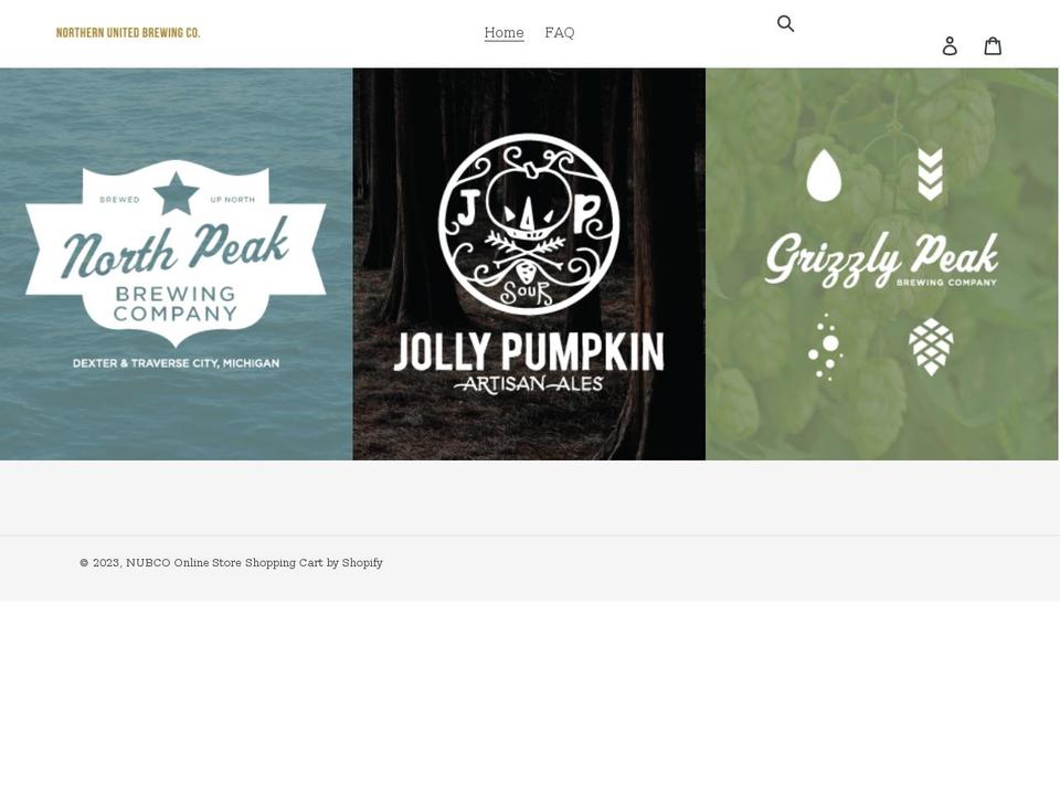 nubco.myshopify.com shopify website screenshot