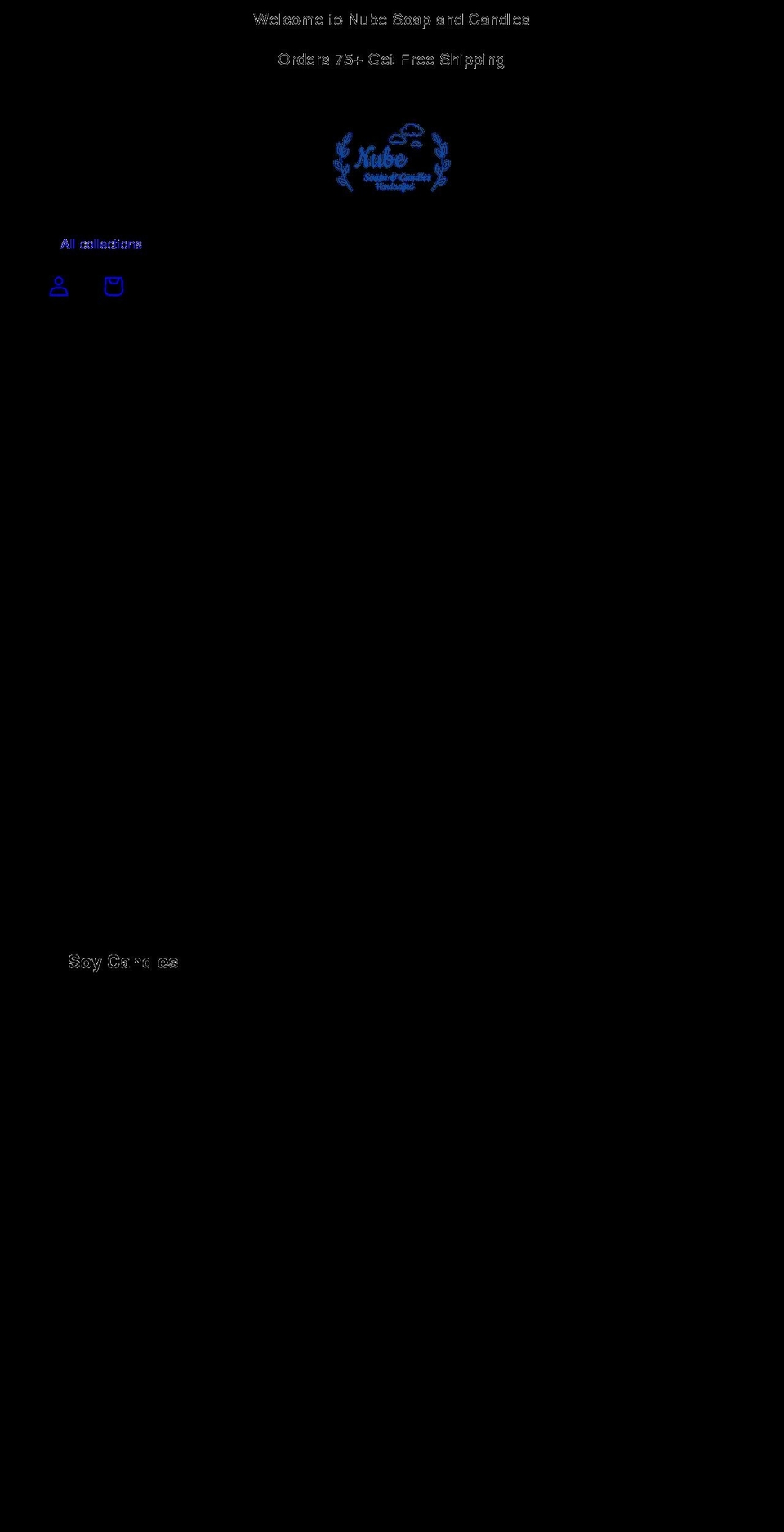 nubesoap.com shopify website screenshot