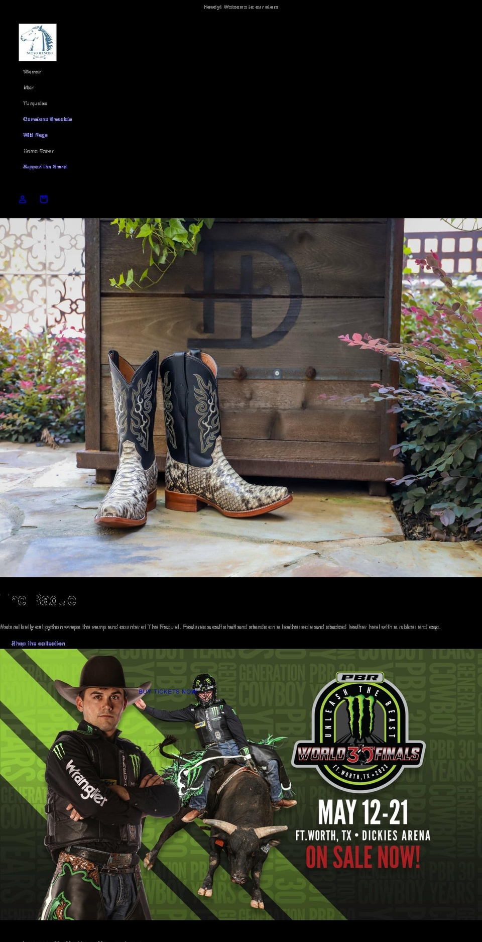 nuevorancho.com shopify website screenshot