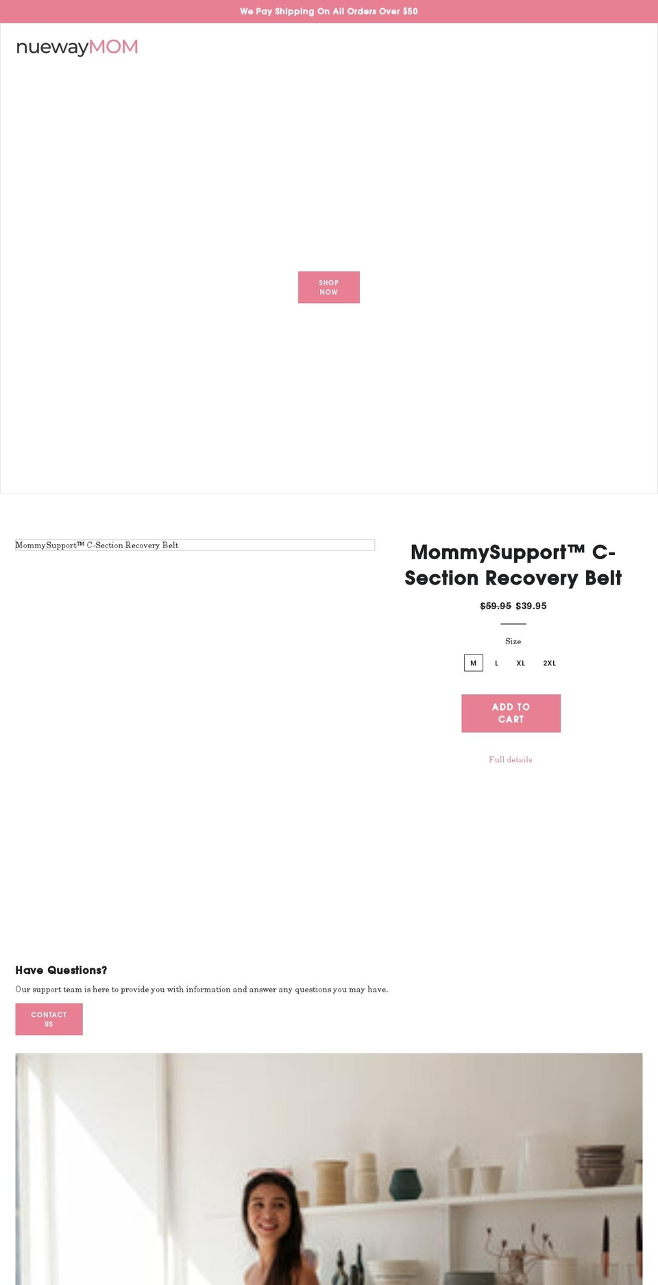 nuewaymom.com shopify website screenshot