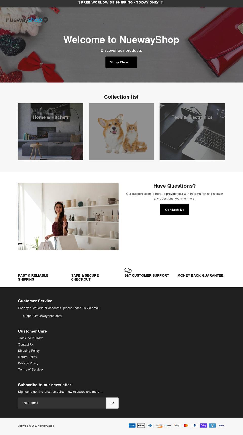 mytheme Shopify theme site example nuewayshop.com