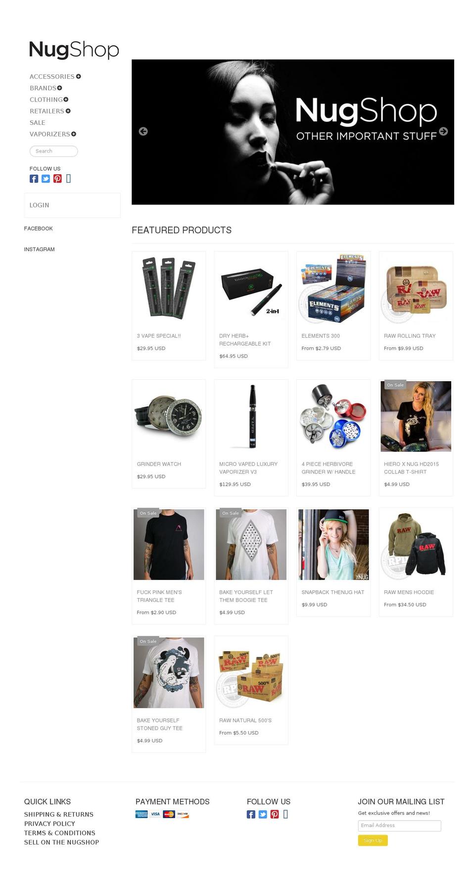 Copy of Copy of TheNug SeedCMS 6\/9\/15 Shopify theme site example nugshop.com
