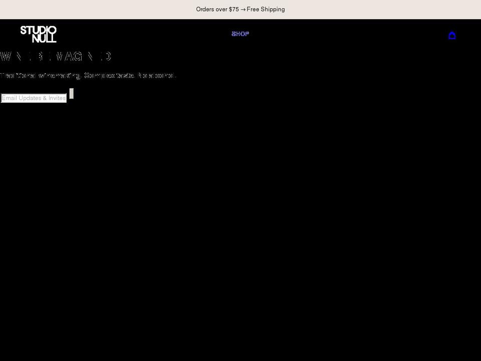 nullwines.com shopify website screenshot