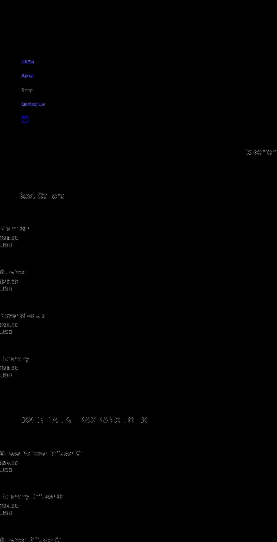 nulyfecandles.com shopify website screenshot