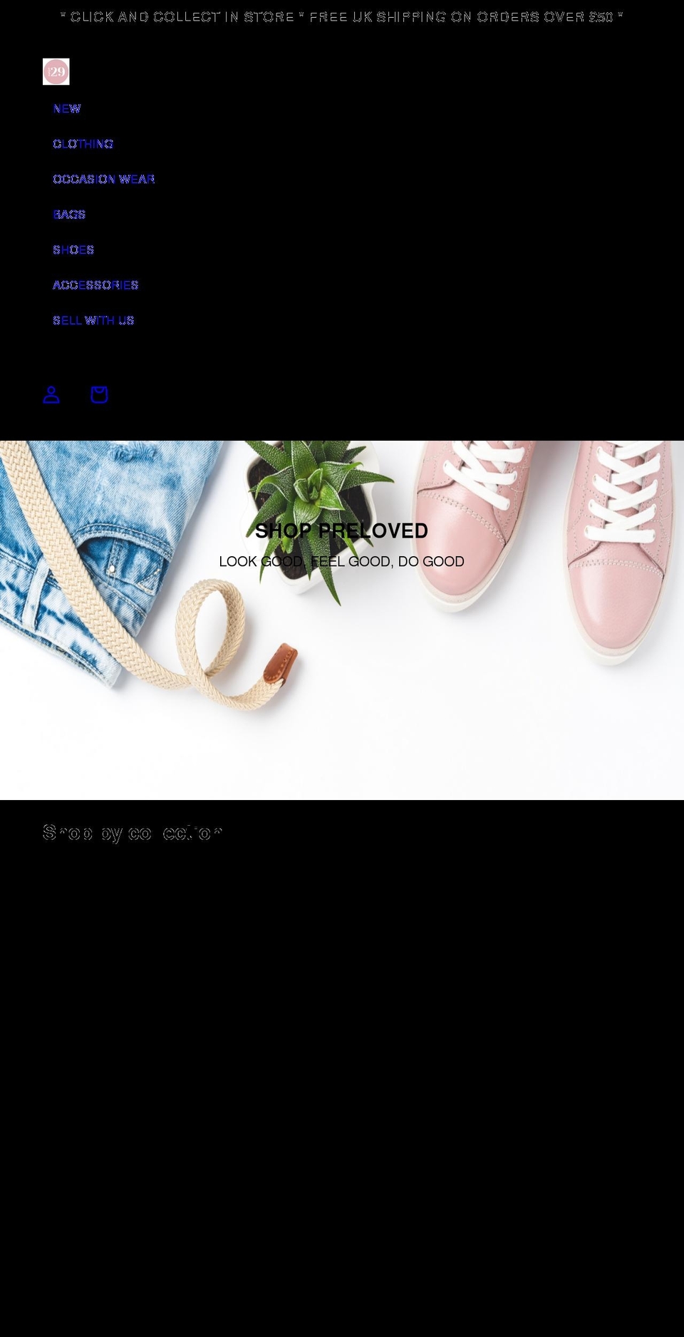 number29online.com shopify website screenshot