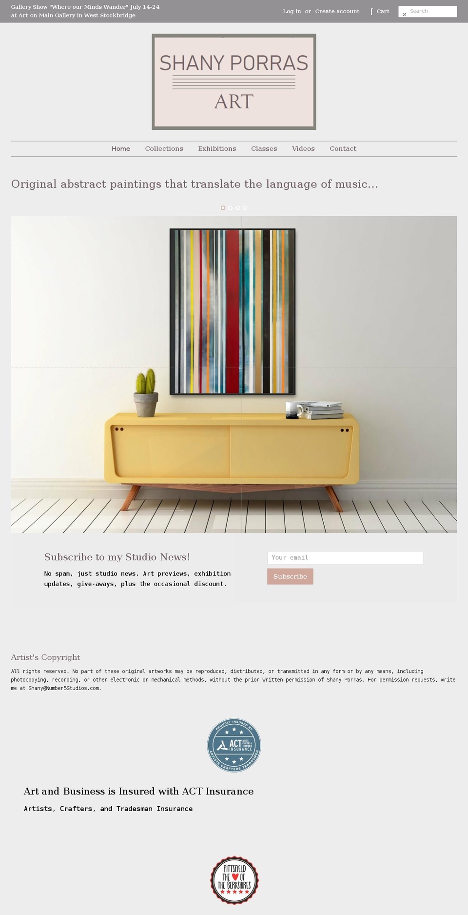 number5studios.com shopify website screenshot