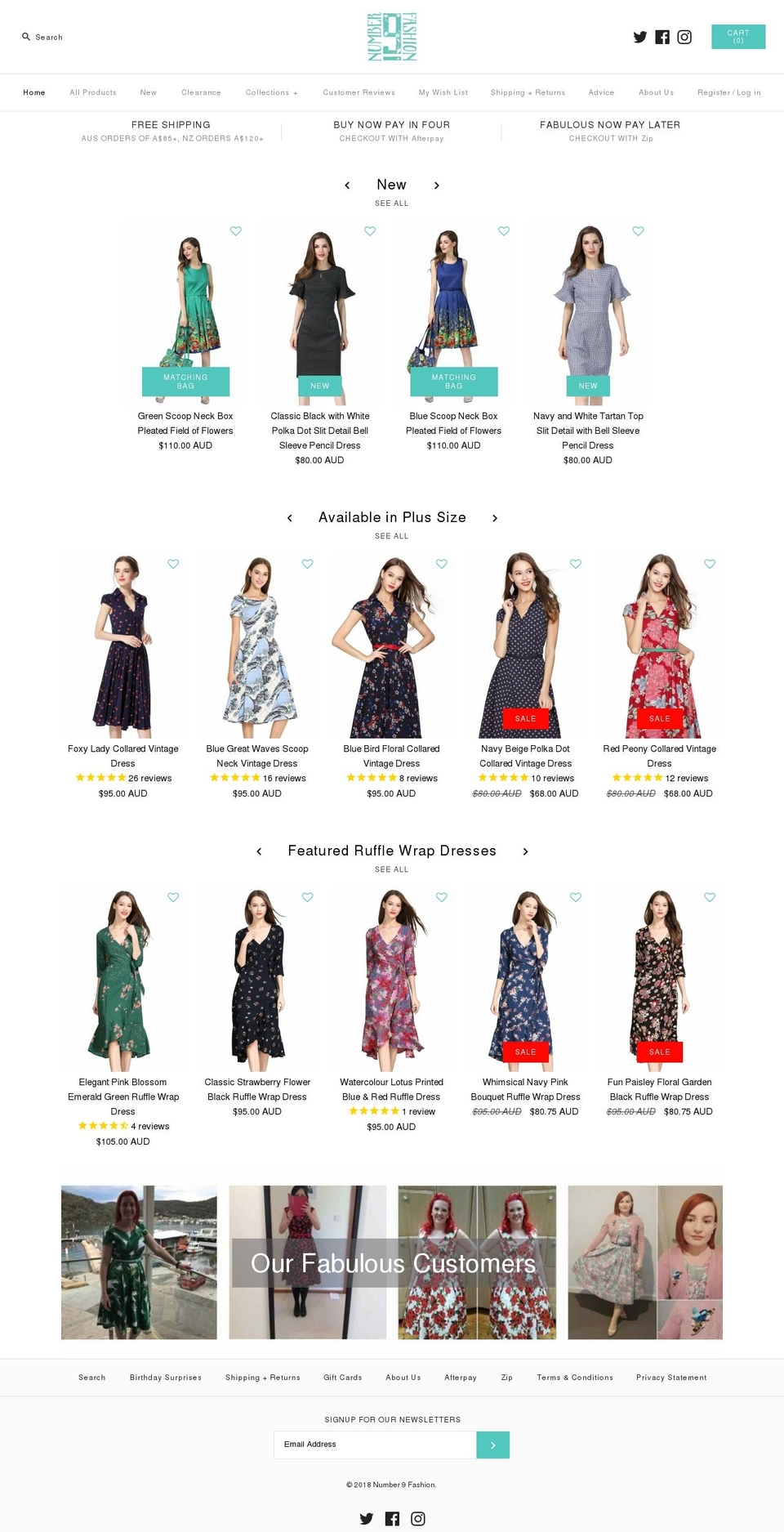 May 2018 Prod Shopify theme site example number9fashion.net