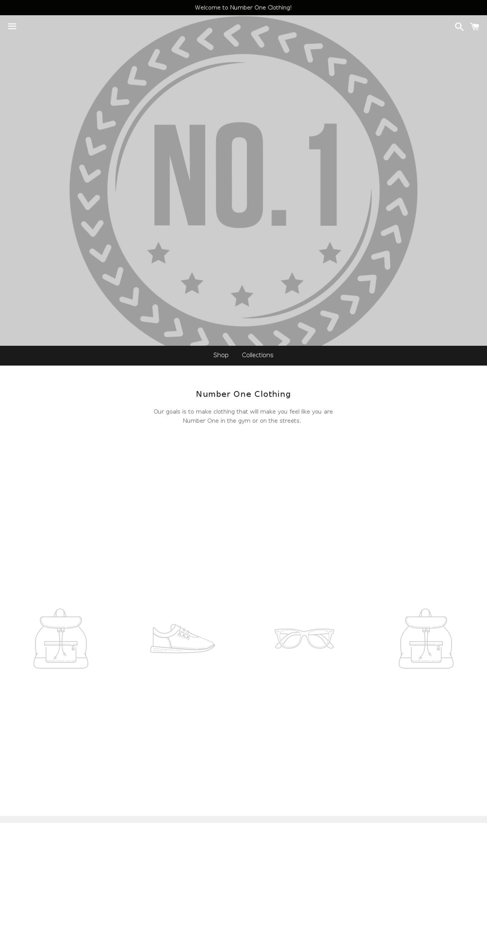 numberonellc.com — Shopify storefront screenshot