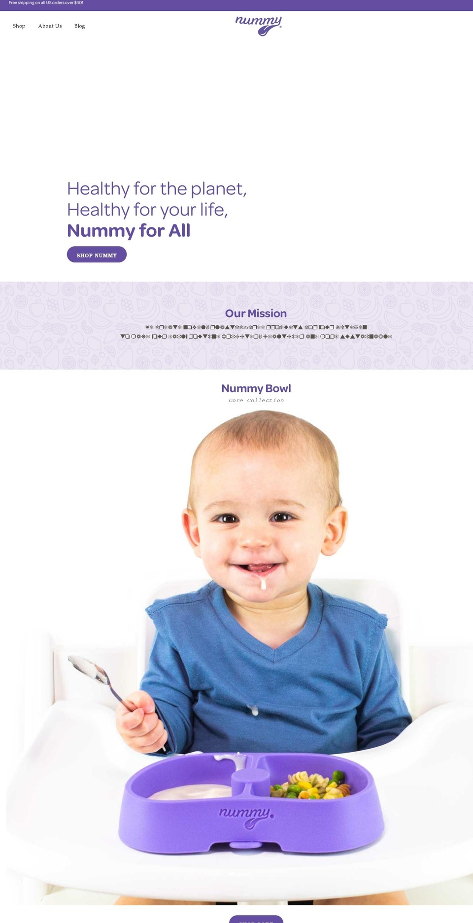 nummylife.com shopify website screenshot