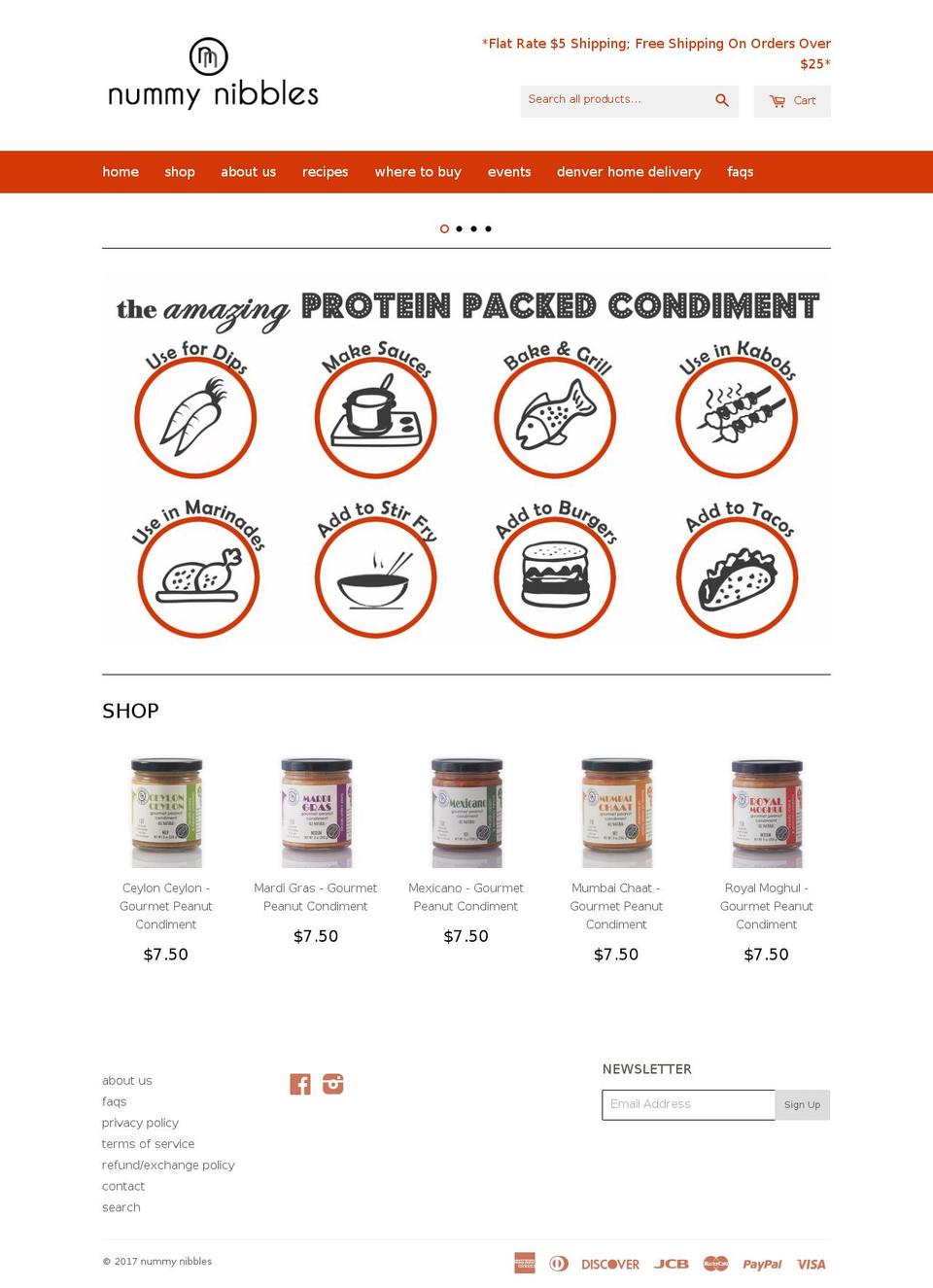 nummynibbles.com shopify website screenshot