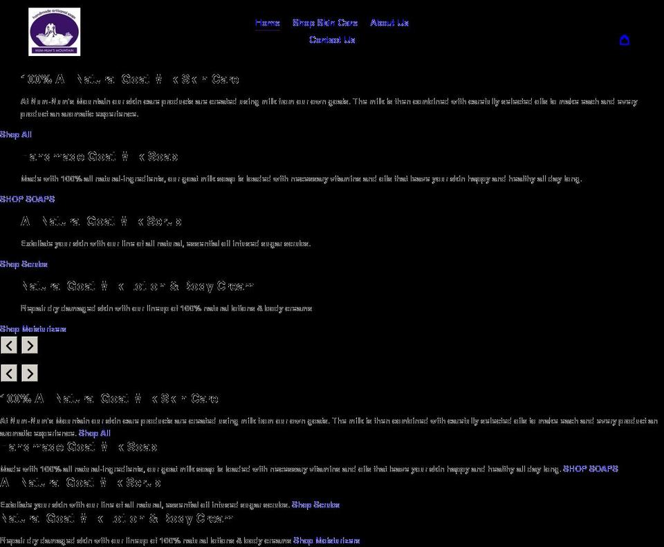 numnumsmtn.com shopify website screenshot