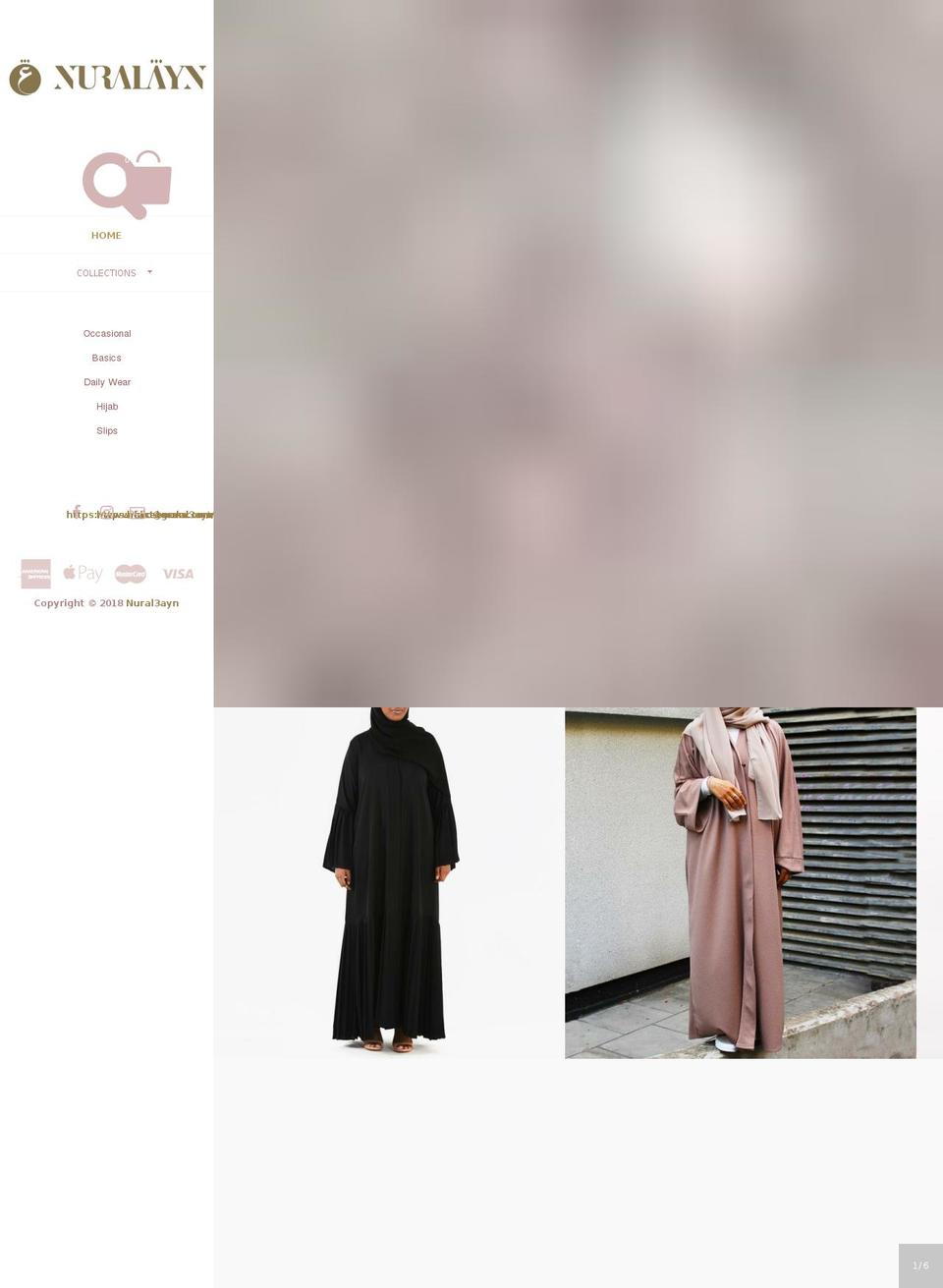 nural3ayn.com — Shopify storefront screenshot