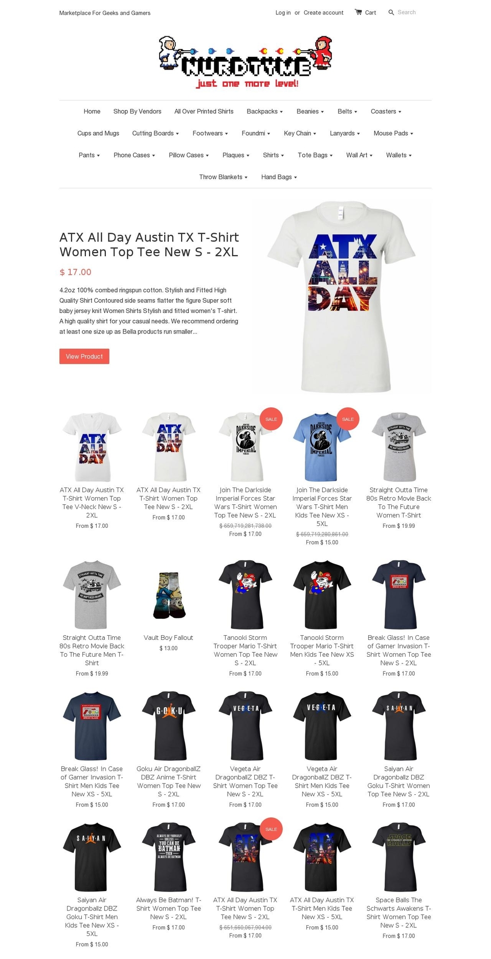 nurdtyme.com shopify website screenshot