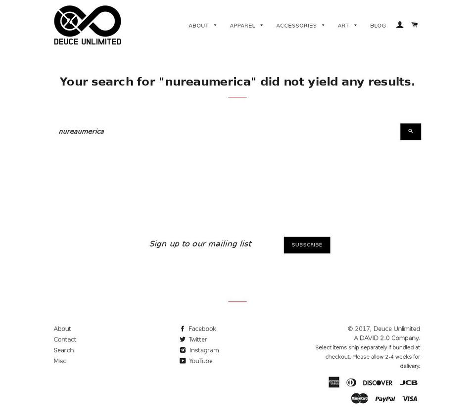 nureaumerica.com shopify website screenshot