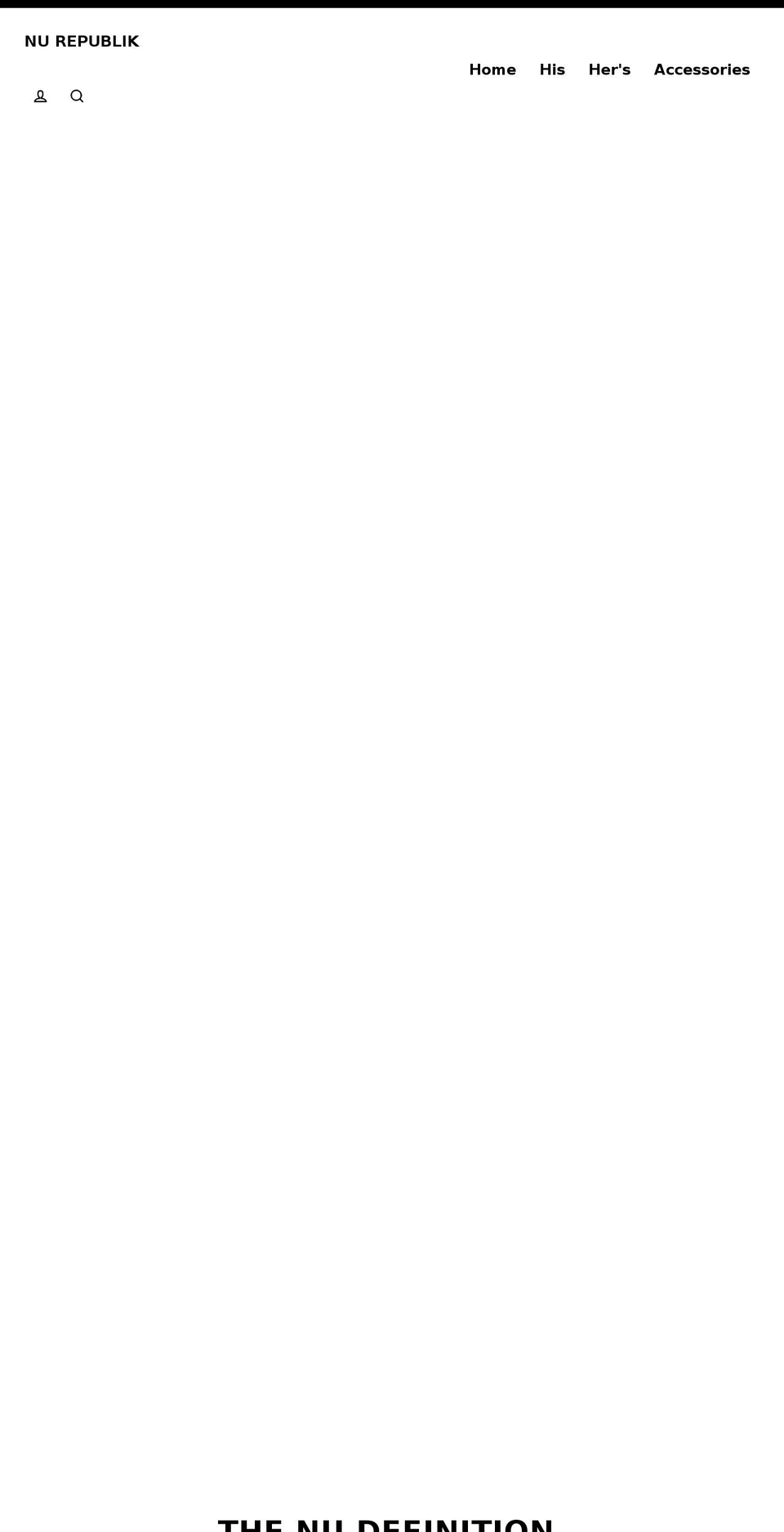 nurepublik.com shopify website screenshot