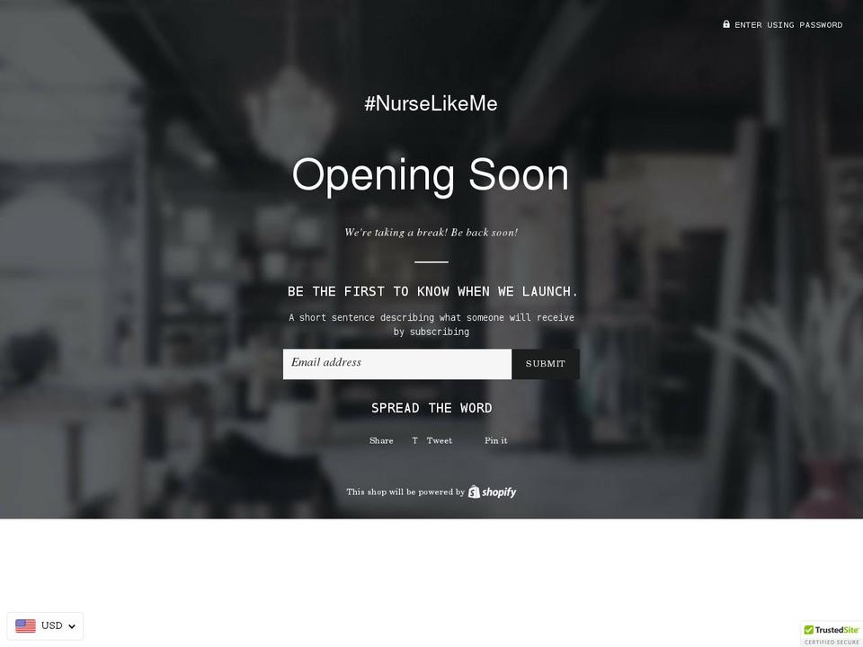 nurselikeme.com shopify website screenshot