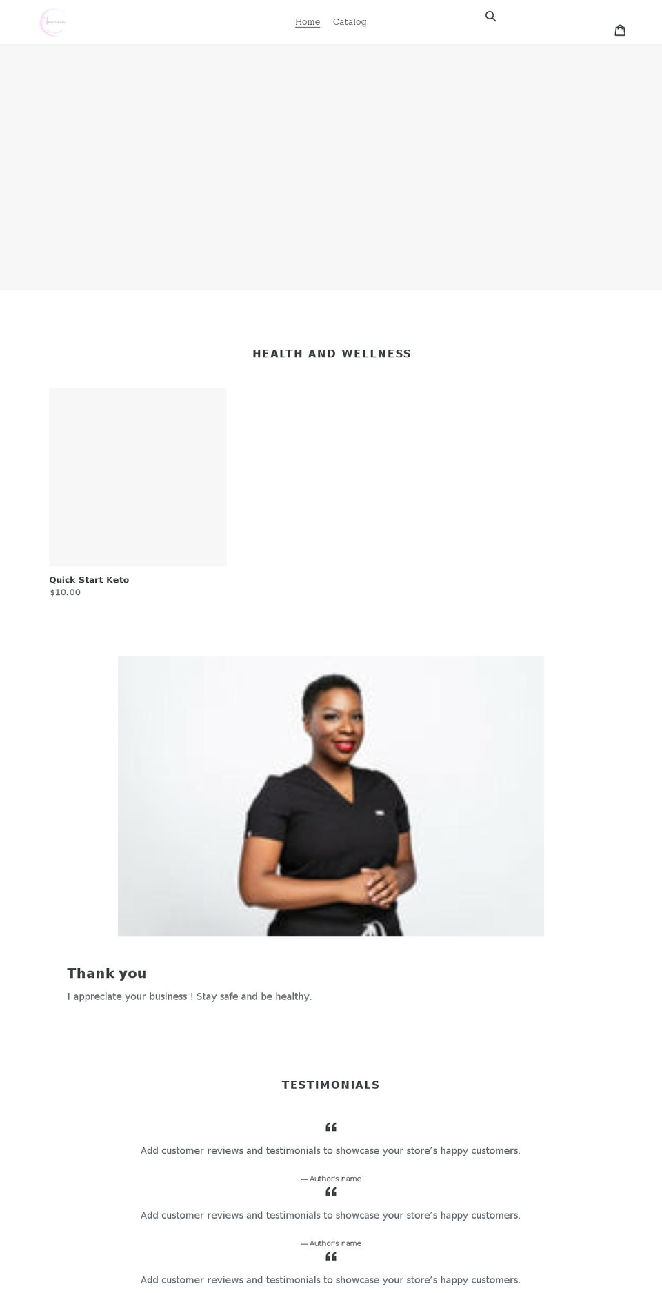 nursenairn.com shopify website screenshot