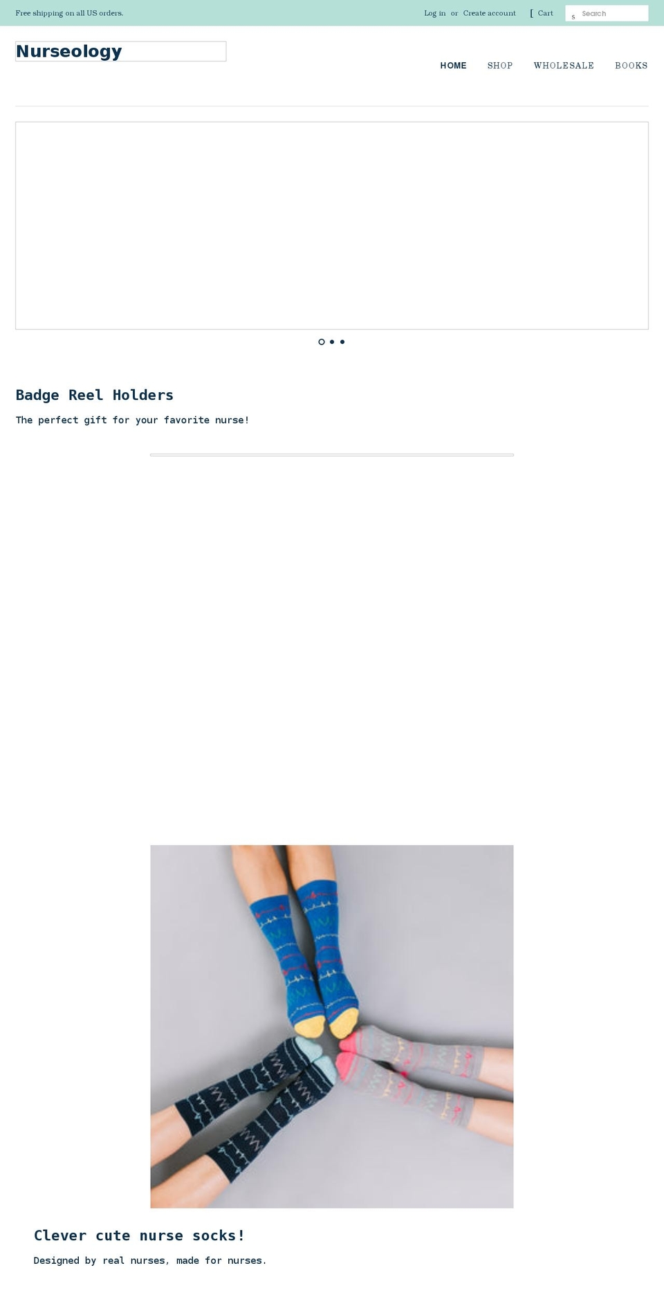 nurseology.com shopify website screenshot