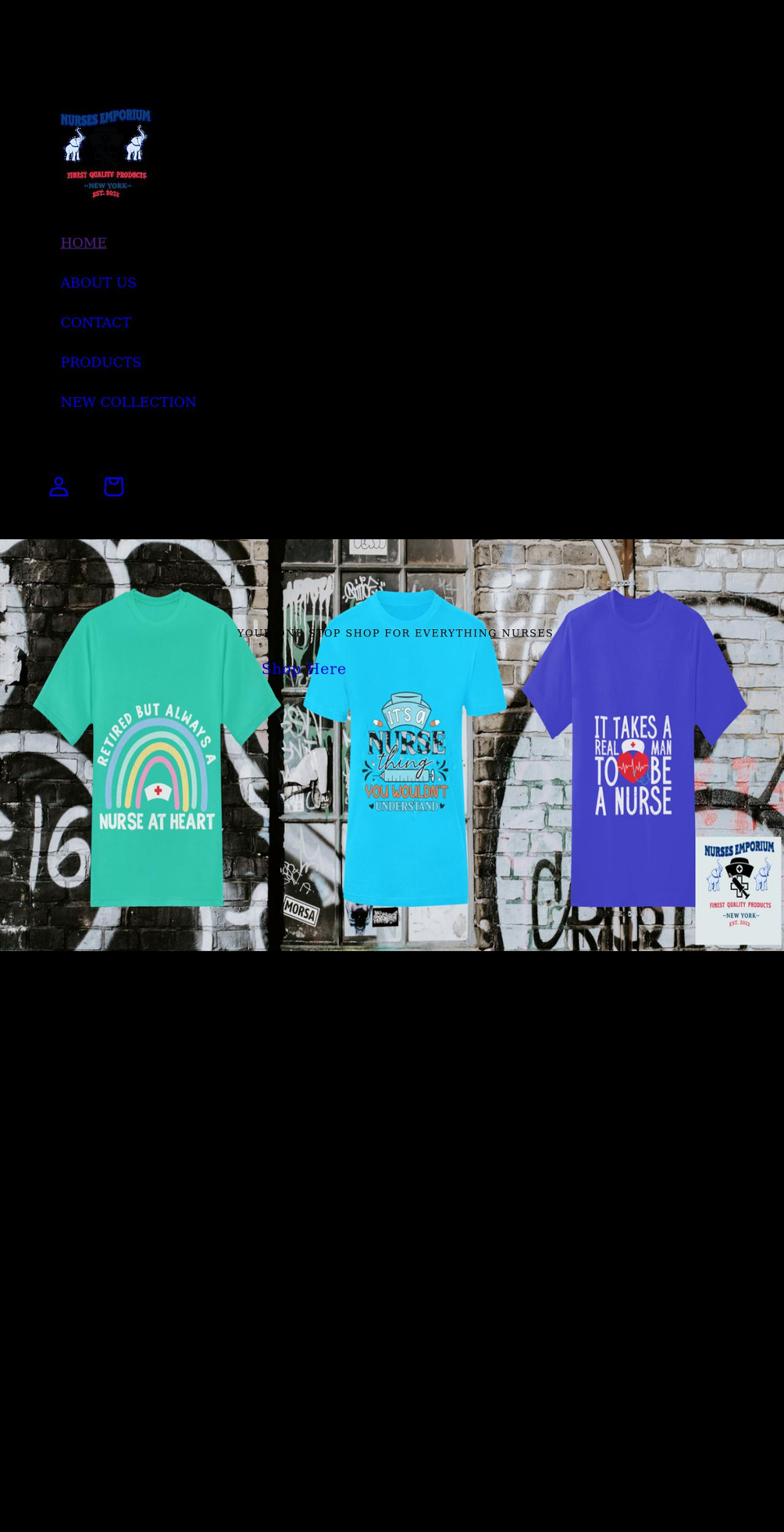 nursesemporium.com shopify website screenshot