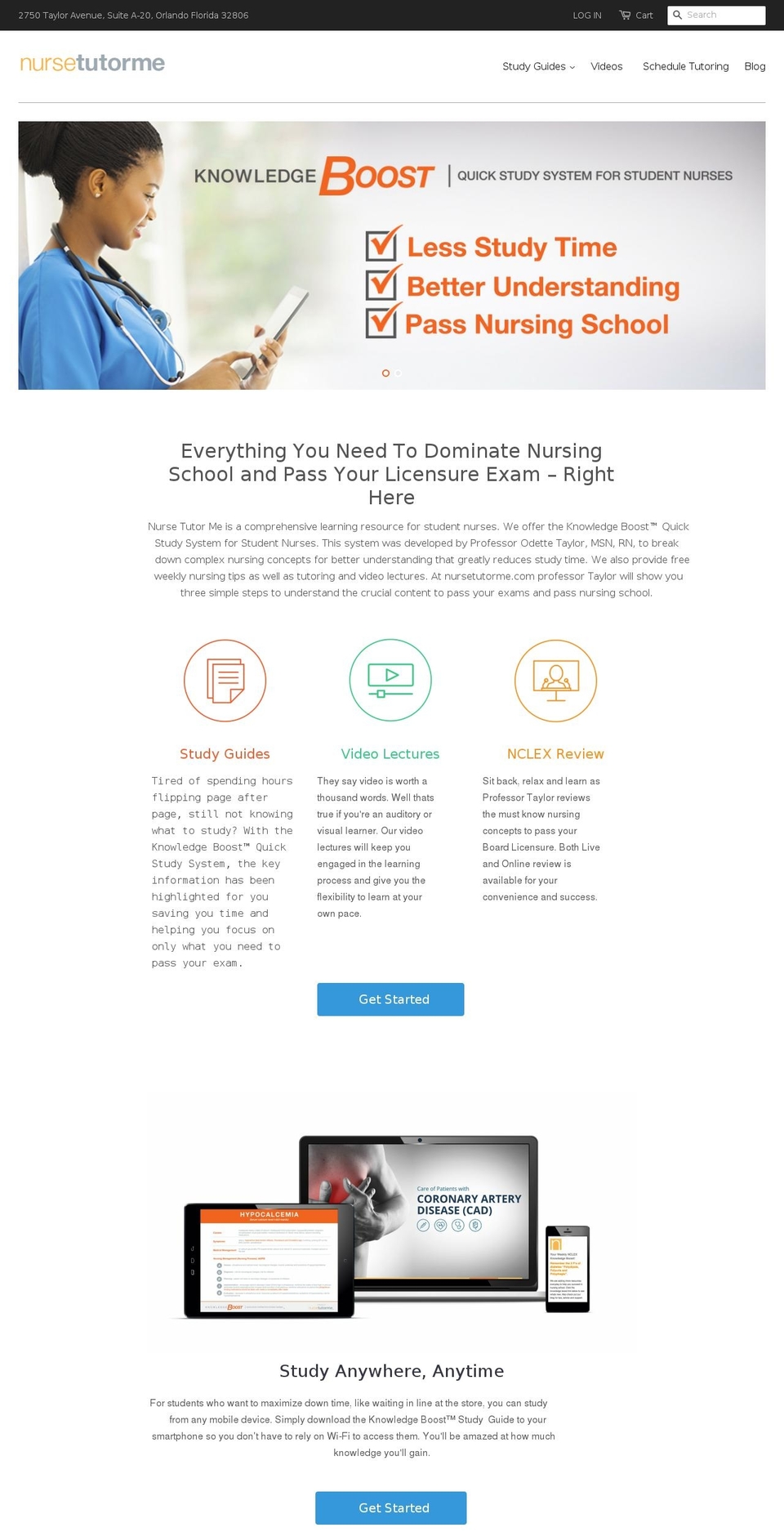 nursetutorme.com shopify website screenshot