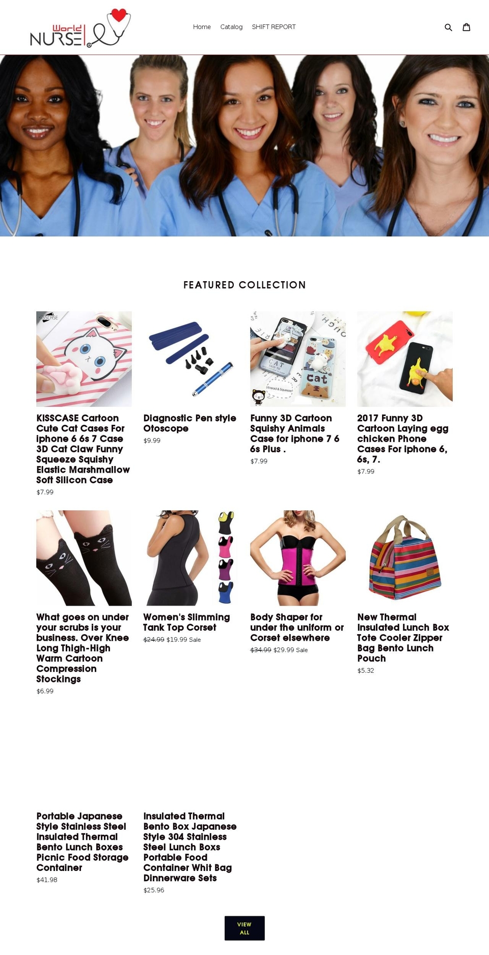 nurseworld.org shopify website screenshot