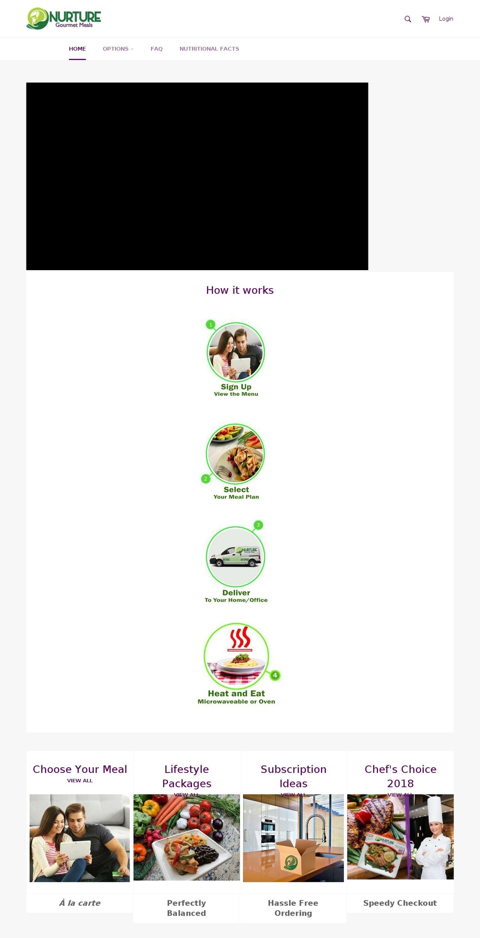 nurturemeals.com shopify website screenshot