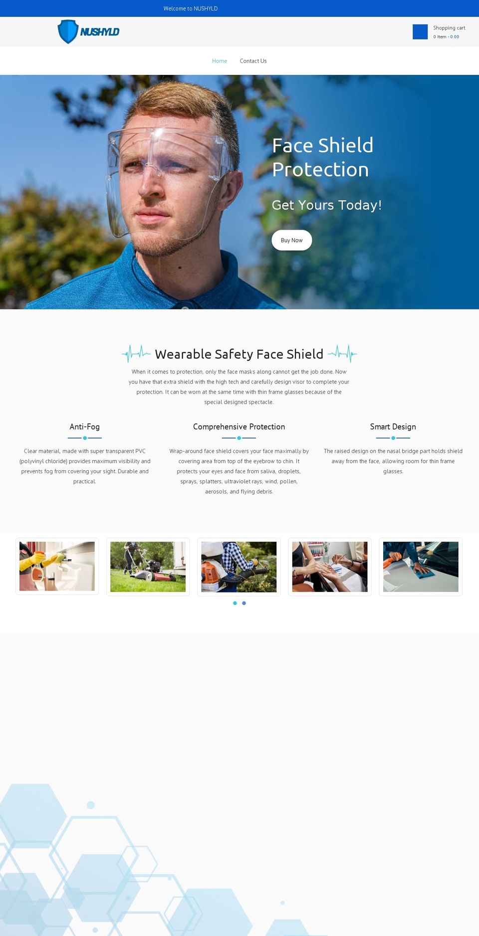 Kure Shopify theme site example nushyld.com