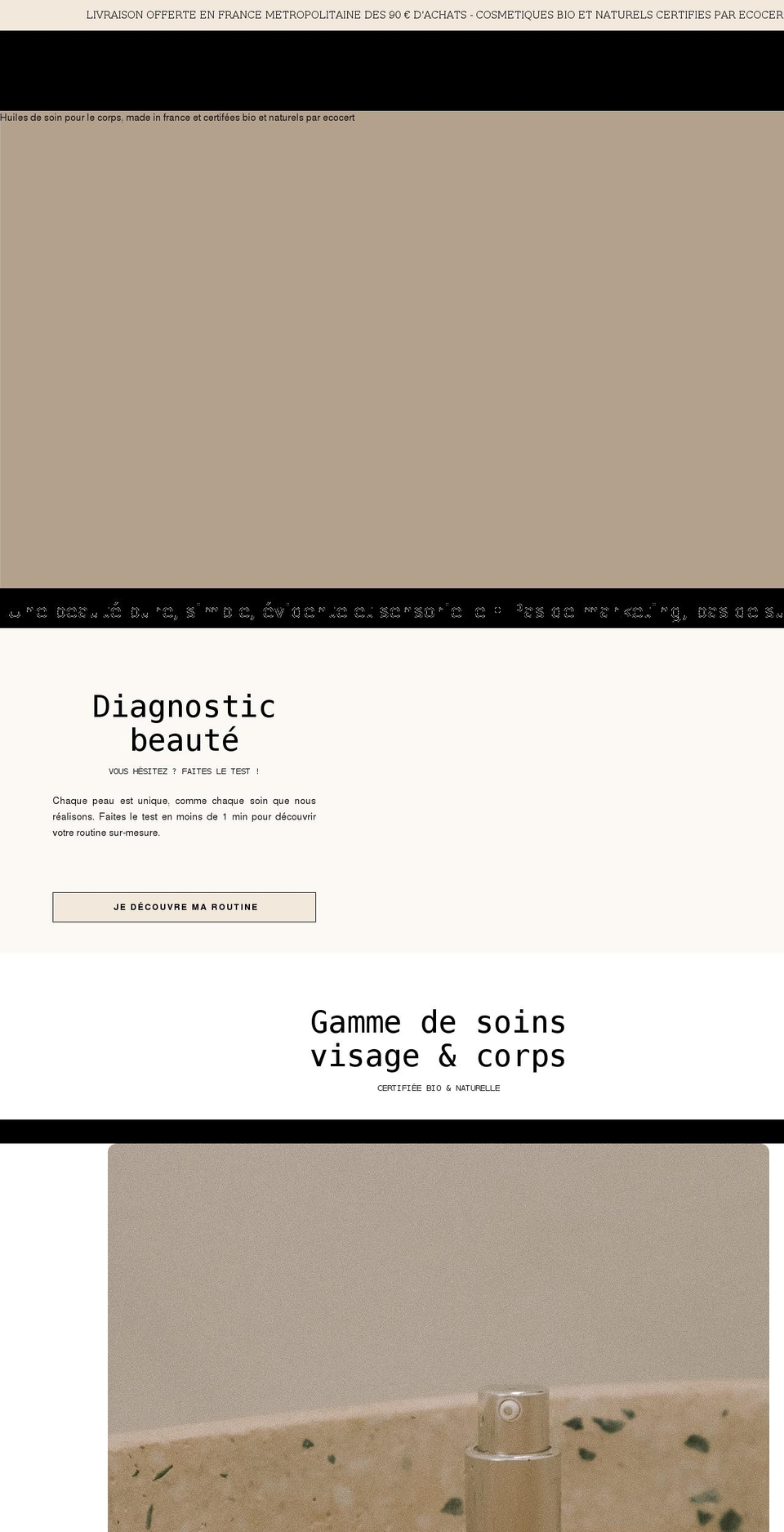 nussa-cosmetics.com shopify website screenshot