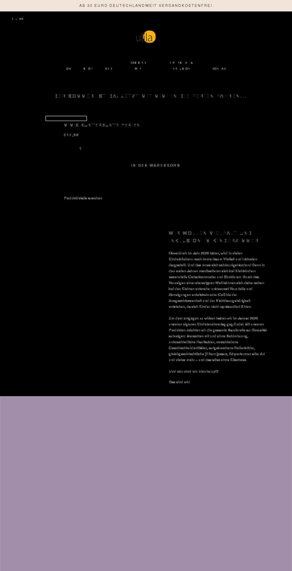 nussylondon.com — Shopify storefront screenshot