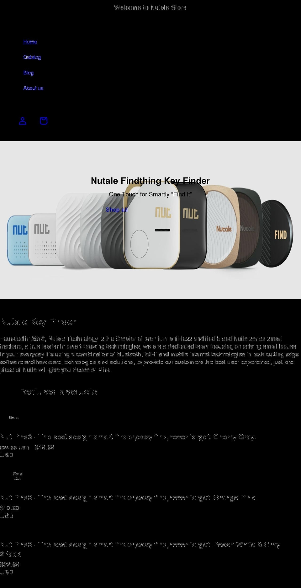 nut-space.myshopify.com shopify website screenshot