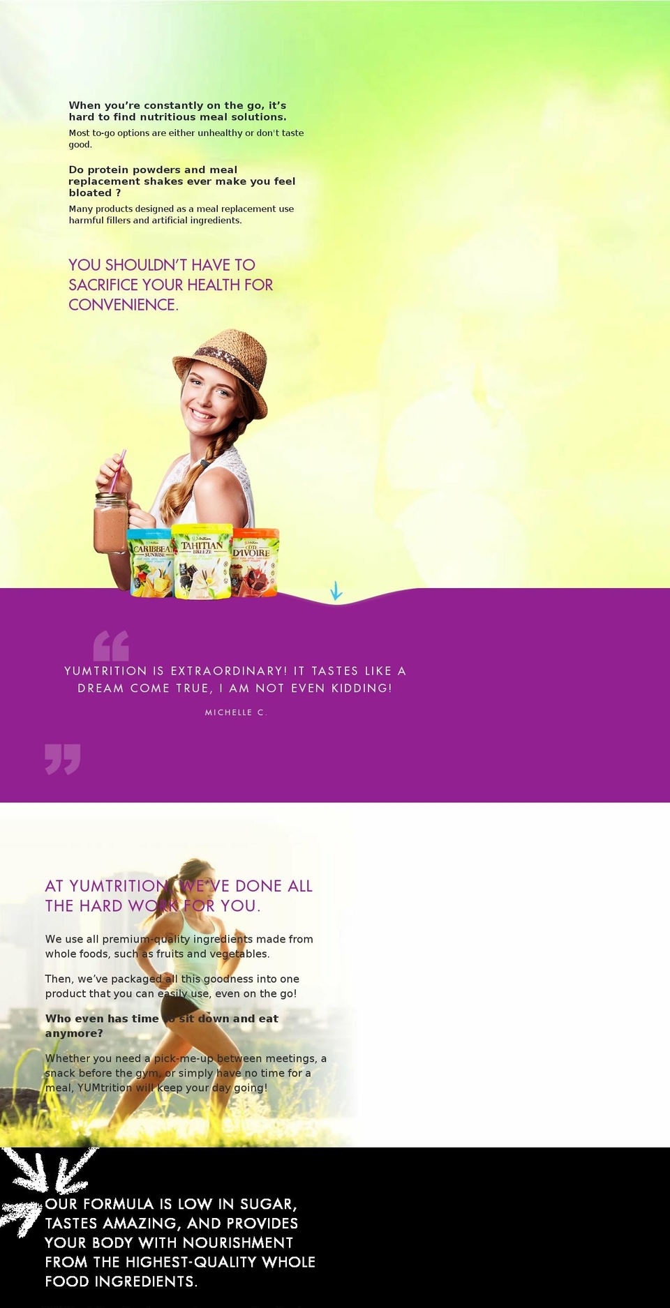 nutrablenz.com — Shopify storefront screenshot