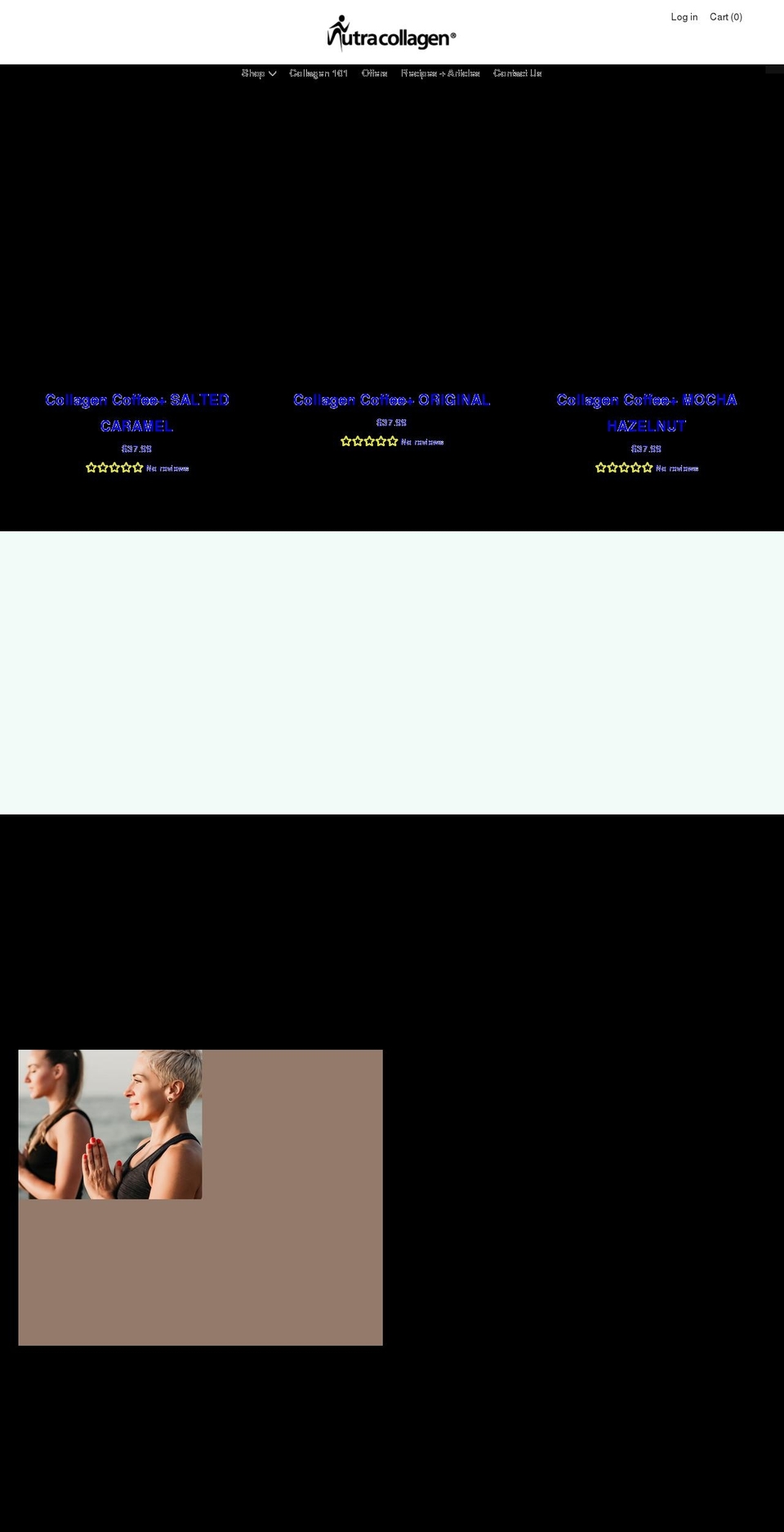 nutracollagen.com shopify website screenshot