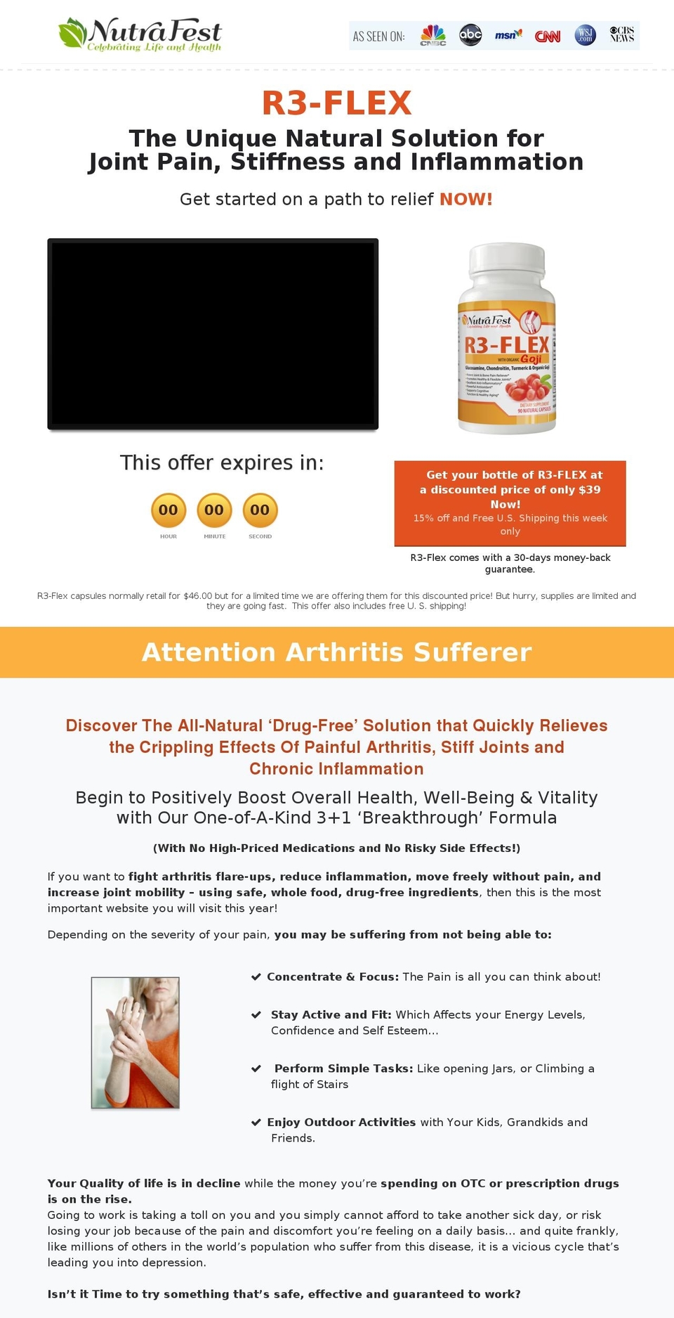 nutrafest.com shopify website screenshot