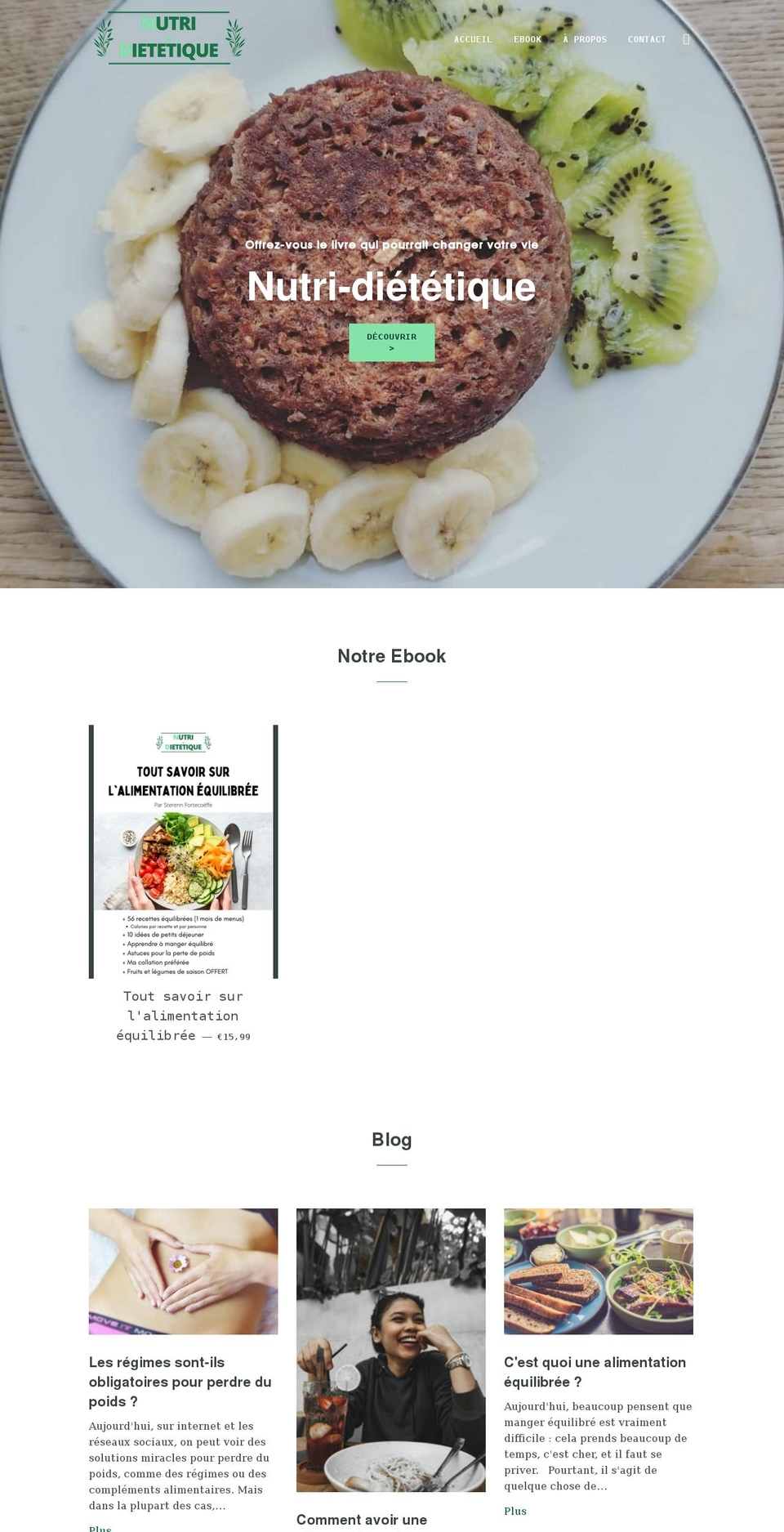 nutri-dietetique.com shopify website screenshot
