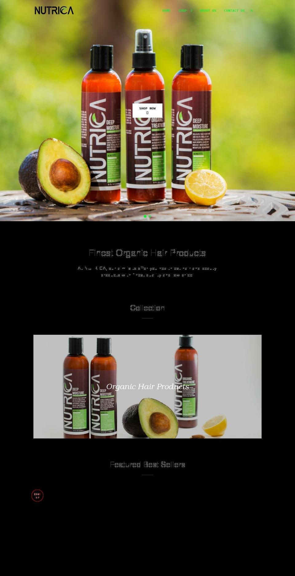nutricapro.com — Shopify storefront screenshot